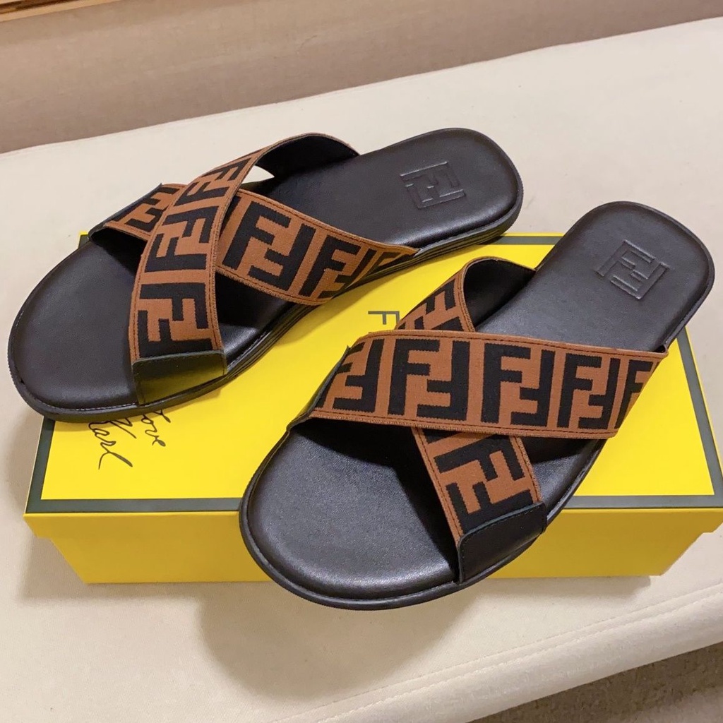 Fendi slippers online womens