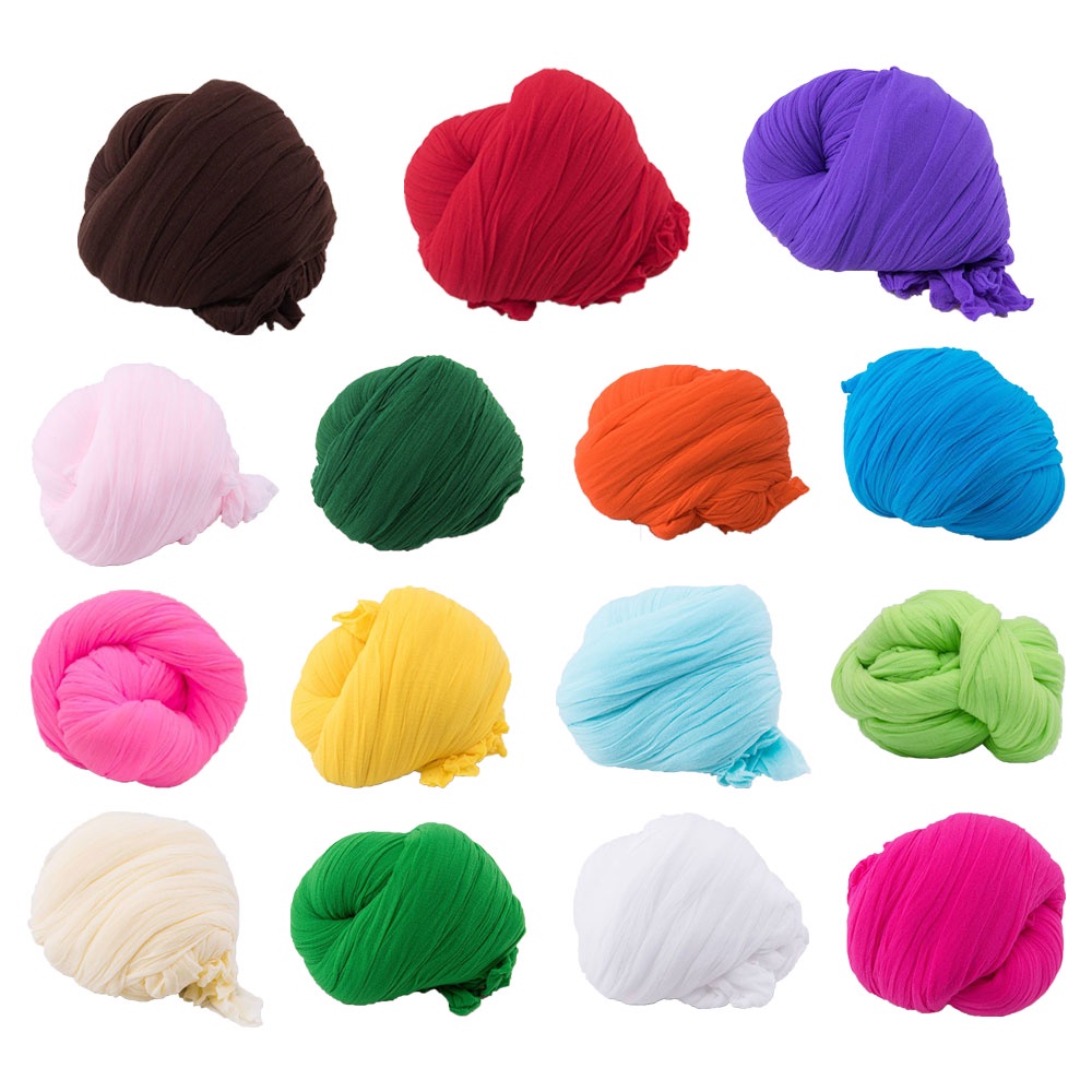 20PCS Multicolor Nylon Stocking Flowers Material Tensile Stocking