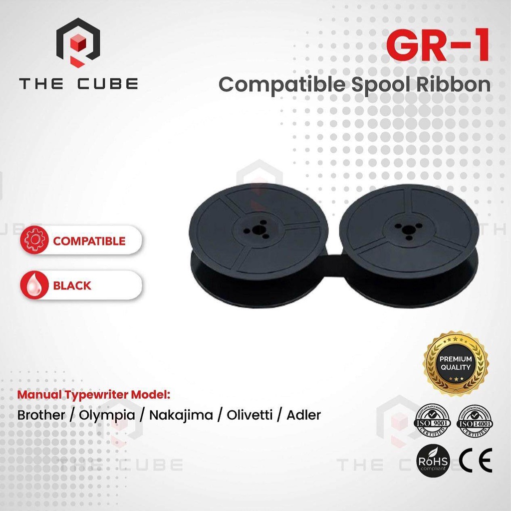GR1 GR-1 Spool Ribbon for Manual Typewriter Ribbon DIN2103 Olympia ...