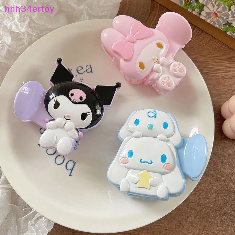 Hhh34ertoy> Kawaii Sanrio Kuromi My Melody Cinnamoroll Dog Hairpin Back 