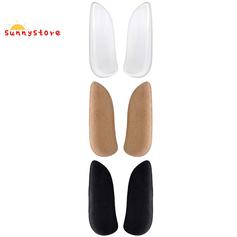 Medial & Lateral Heel Wedge Silicone Insoles for Supination and
