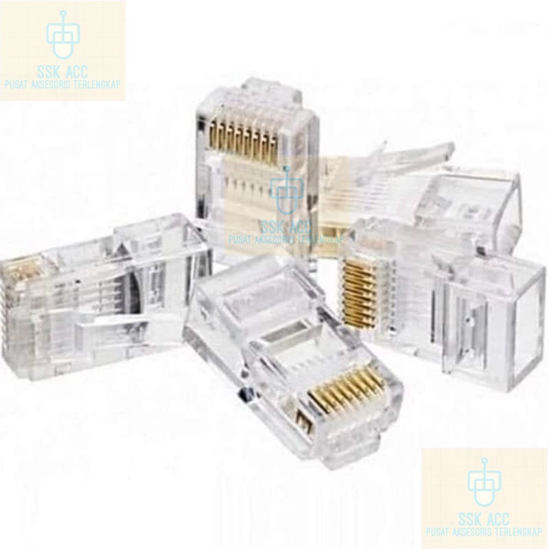MODULE PLUG RJ45 CAT5 AMP TYCO / RH CONNECTOR HEAD SOLD IN RETAIL UNITS ...