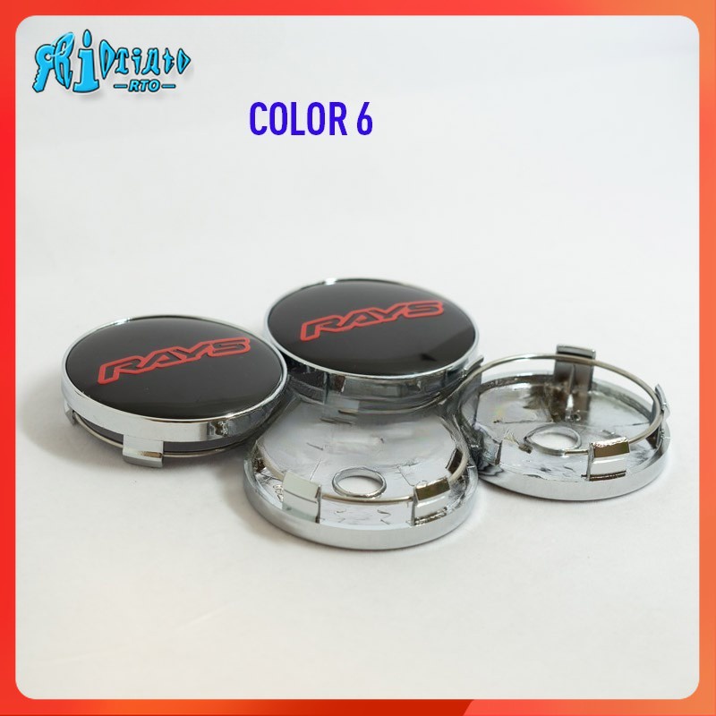 RTO 4PCS/lot 60/58MM RAYS VOLK Logo Car Wheel Center Caps Wheel Hub ...