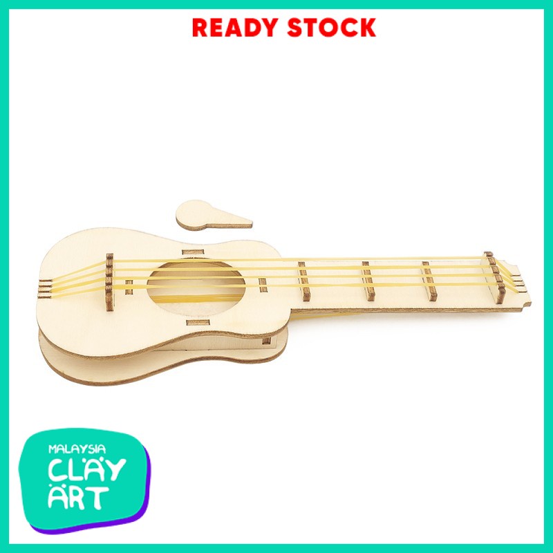 Rubber Band Guitar DIY Puzzle Pack STEM Toy Science Education Set