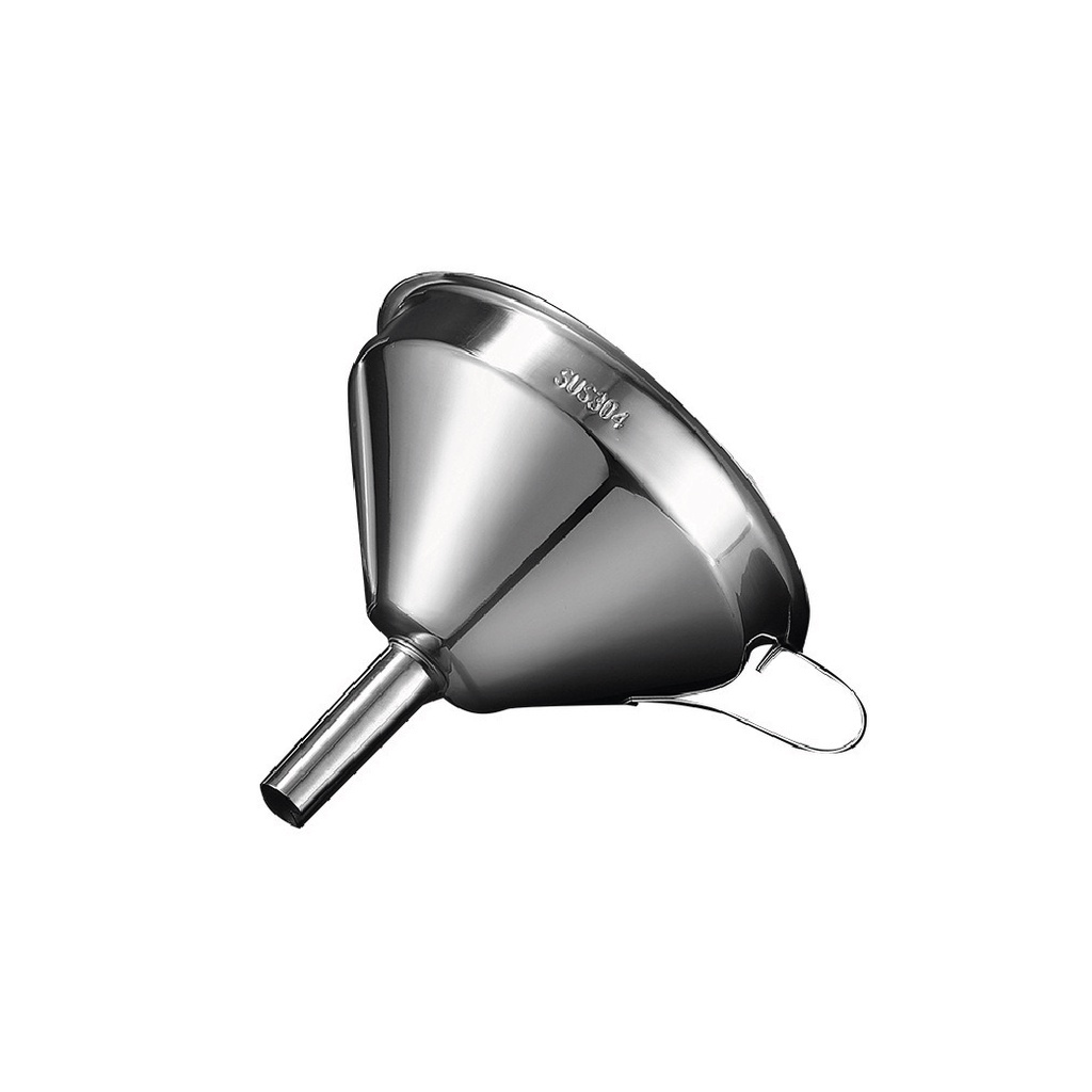 304 Stainless Steel Funnel 11CM Oil Funnel/Minyak Besi Dapur/ Corong