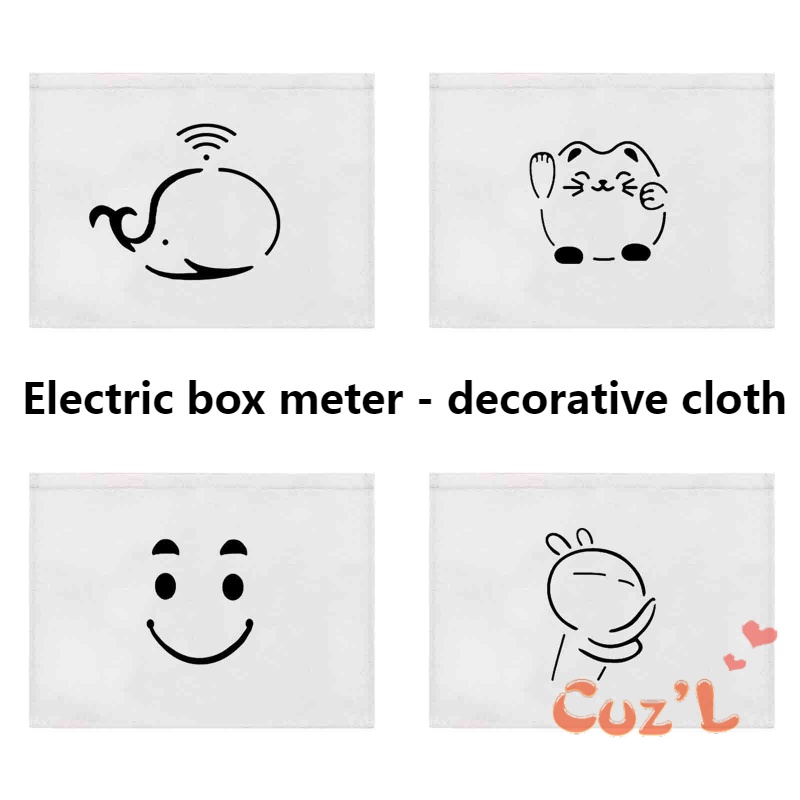 Creative Electric Meter Box Multimedia Occlusion Cloth Weak