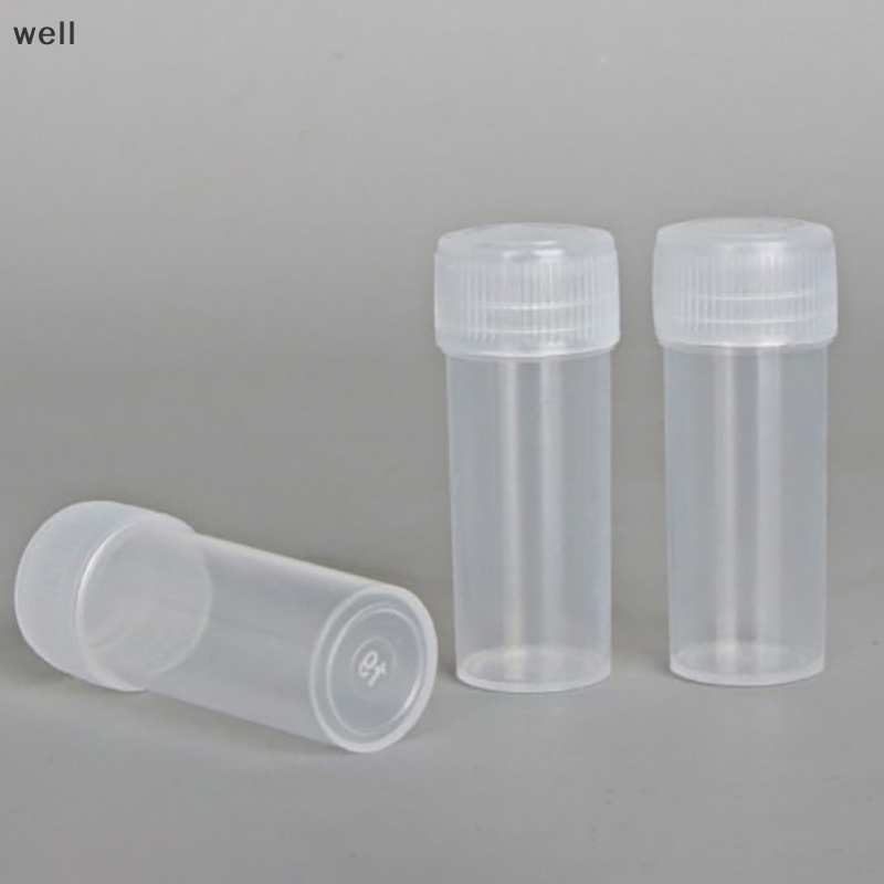 [AP] 20 Pcs 5ml Plastic Bottle Of Liquid Powder Pills Stored container