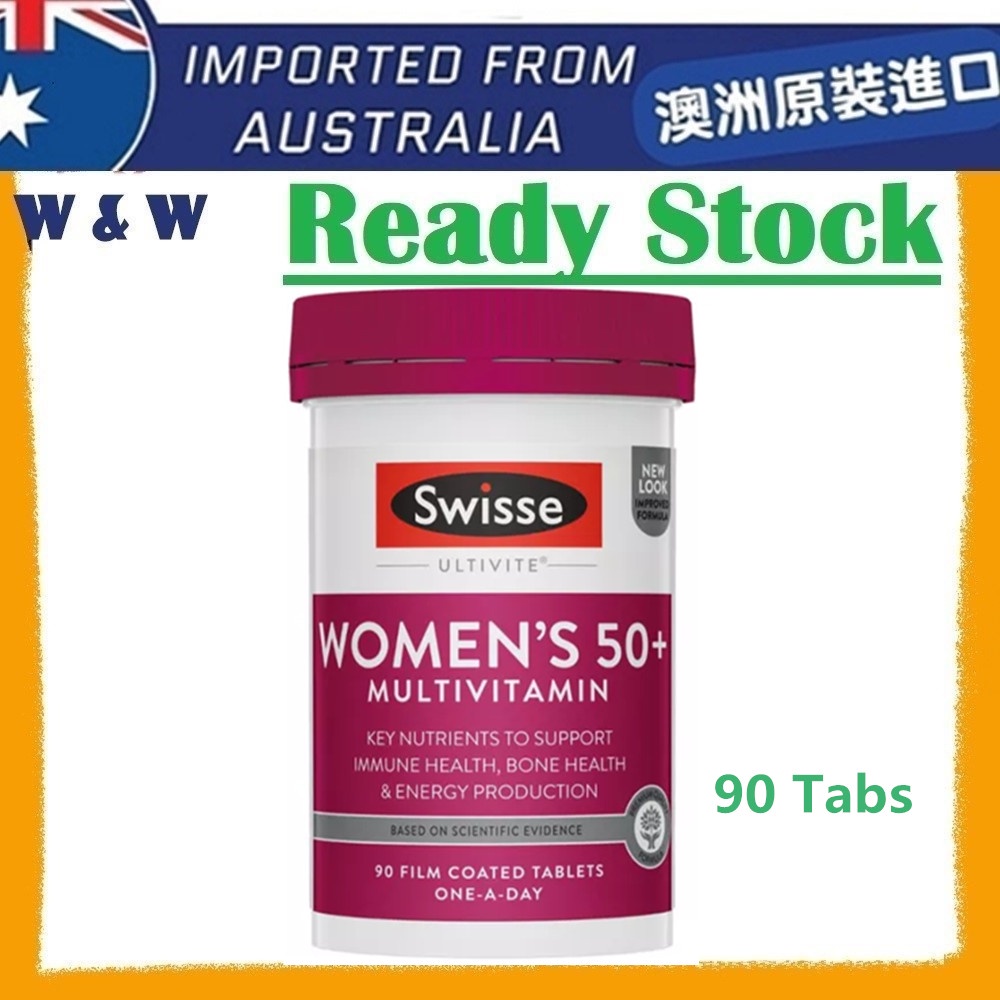 [aus Import Exp 10 2025] Swisse Women's Ultivite 50+ Multivitamin For 