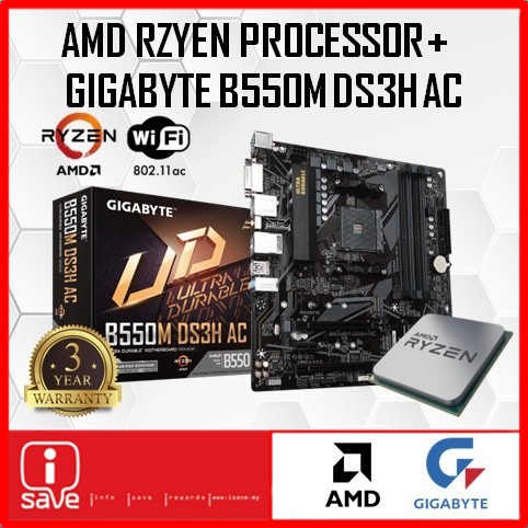 gigabyte b550m ds3h ac ryzen 5 5600g