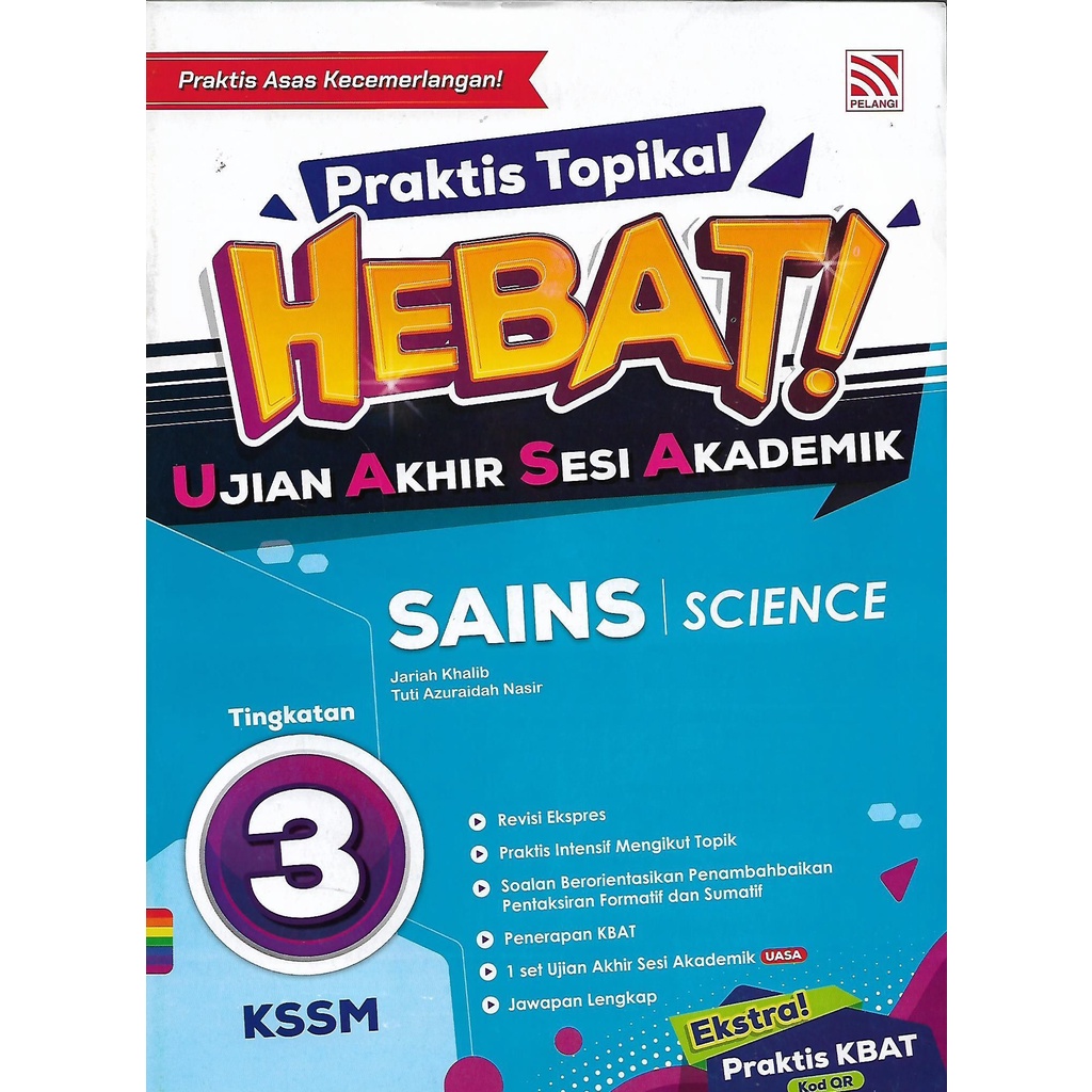 Praktis Topikal Hebat UASA KSSM: Sains Tingkatan 3 | Shopee Malaysia