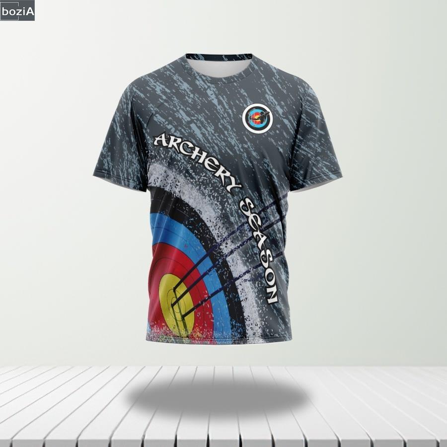 (boziC)2023 Archery Jersey Men's Arrow long sleeve Full Printing