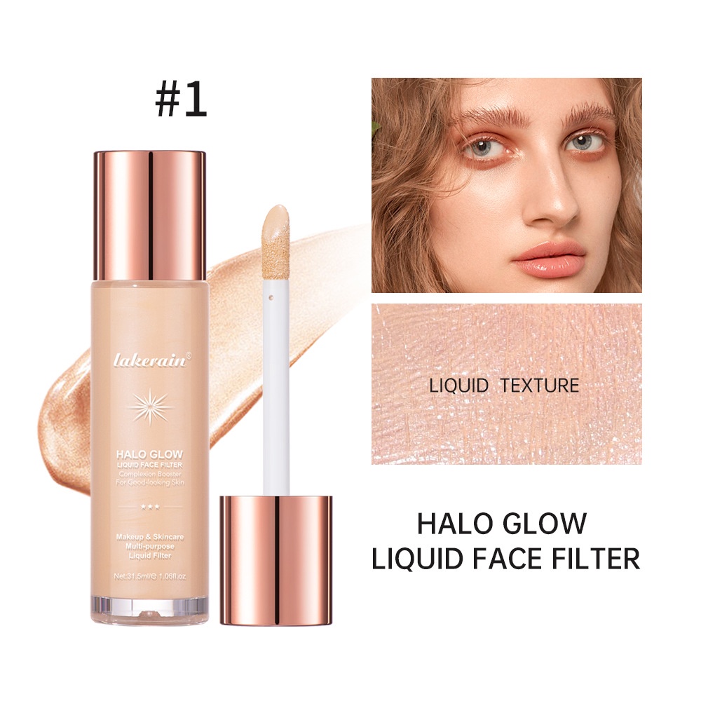 12ml Face Highlighter Makeup Liquid Glow Face Contour Brightener Glow  Shimmer Liquid Highlighter Make up