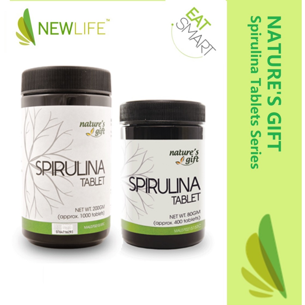 NewLife™ NATURE’S GIFT Spirulina Tablets Series | Shopee Malaysia