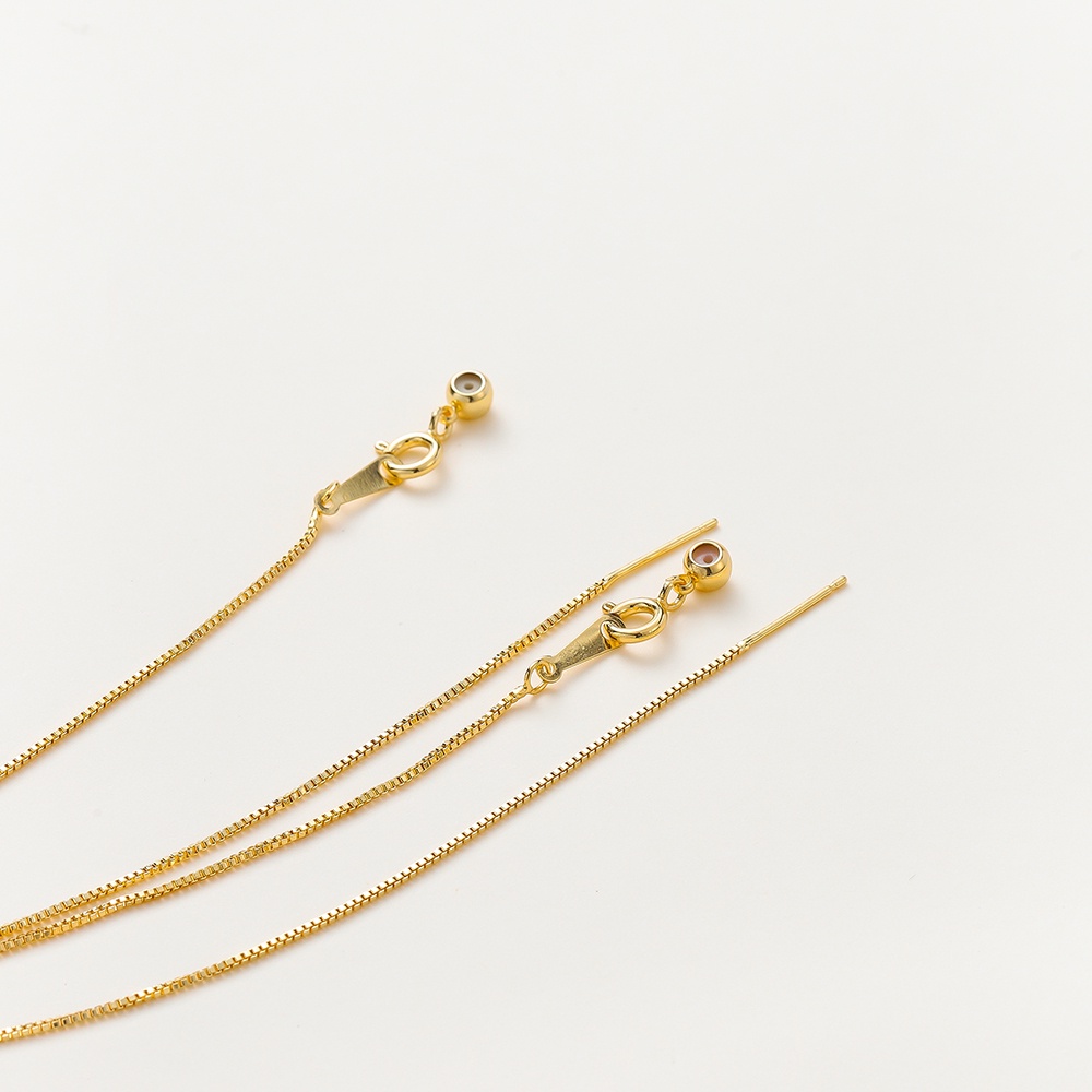 St. Kunkka 2pcs 1mm/Length 48.3cm 18K Color Retention Gold Plated ...