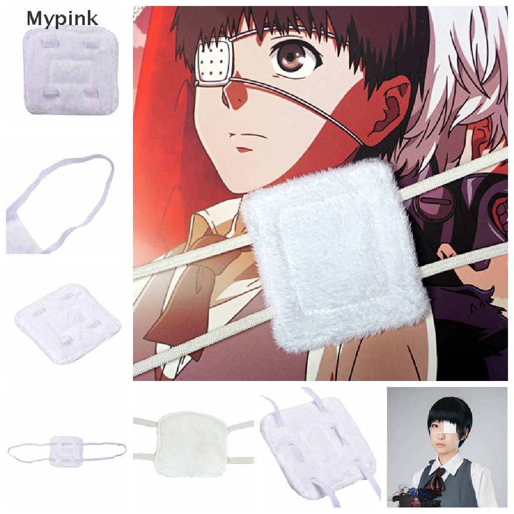 Mypink Anime Tokyo Ghoul Kaneki Ken Blinder White Eye Patch Single-Eyed  Mask Cosplay Props MY | Shopee Malaysia