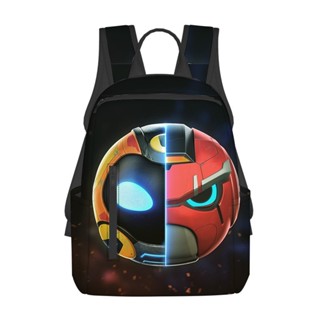 Mechamato beg sekolah backpack full printed student school bag for