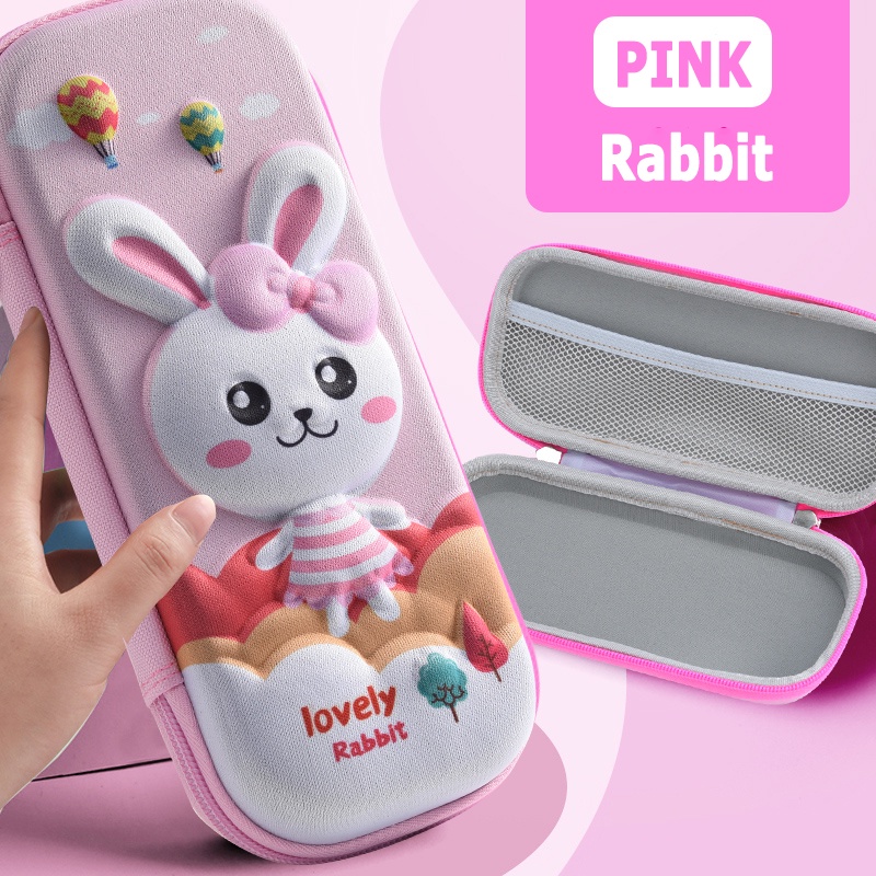 Pencil Box Stationery Box 3D EVA Unicorn Cute Pencil Box Cartoon