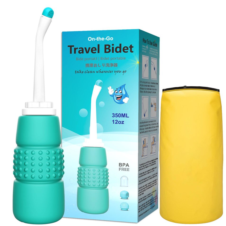 Portable Travel Hand Held Bidet Sprayer Personal Bidet Cleaner Hygiene Bottle Spray Washing 