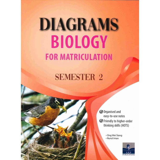 Diagrams Biology For Matriculation Semester 2 | Shopee Malaysia