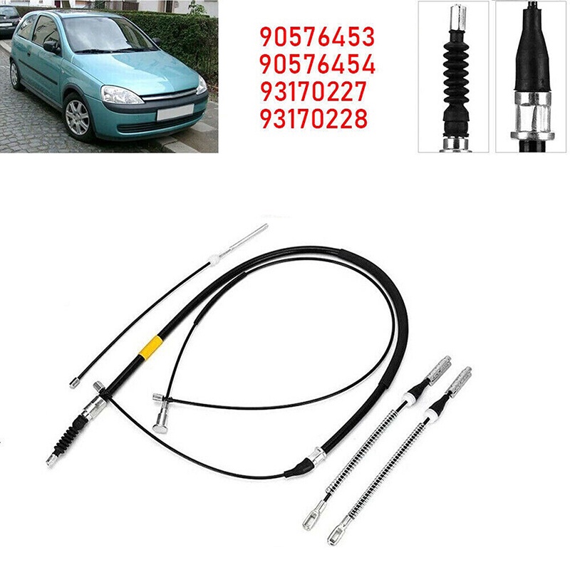[IN Stock Store] 5Pcs/Set Handbrake Cables Kits for Opel Corsa C Kasten