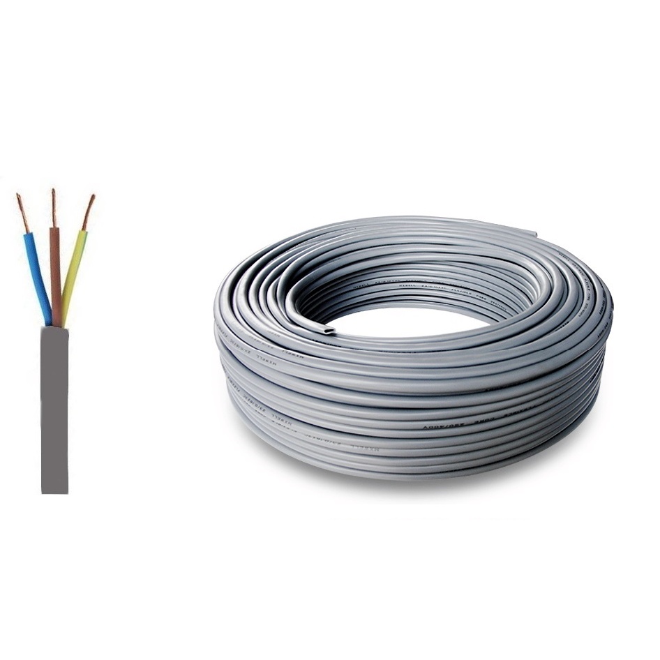 Pure Copper PVC 3 Core Power Wire Cable SIRIM 1.5mm [per metre ...