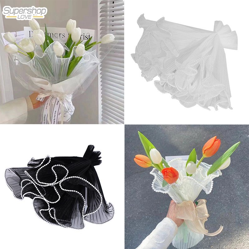 Ready Stock Wrapping Korean Wave Yarn Flower Bouquet Packaging