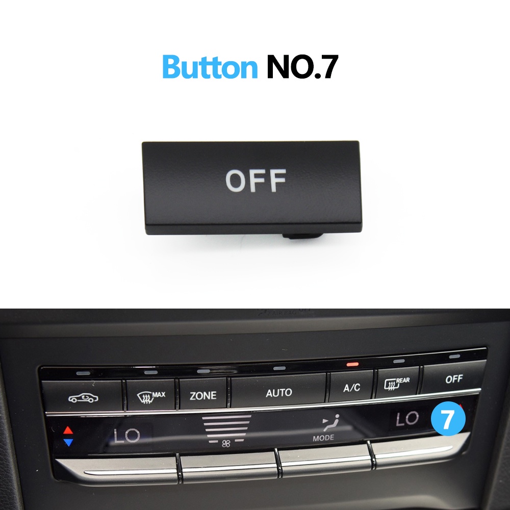 Central Console AC Heater Button Switch Cover Climate Control Button ...