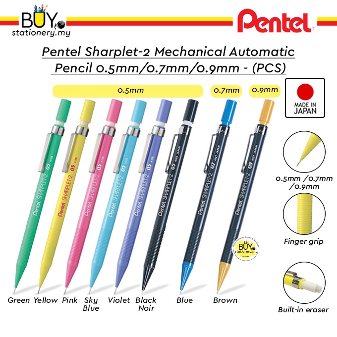 Pentel Sharplet Mechanical Automatic Pencil Mm Pcs Mechanical Pencil Pensil