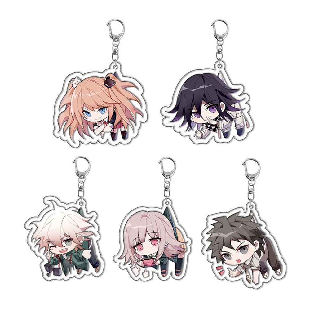 Anime Monokuma Keychains Dangan Ronpa Danganronpa V2 Keychain ...