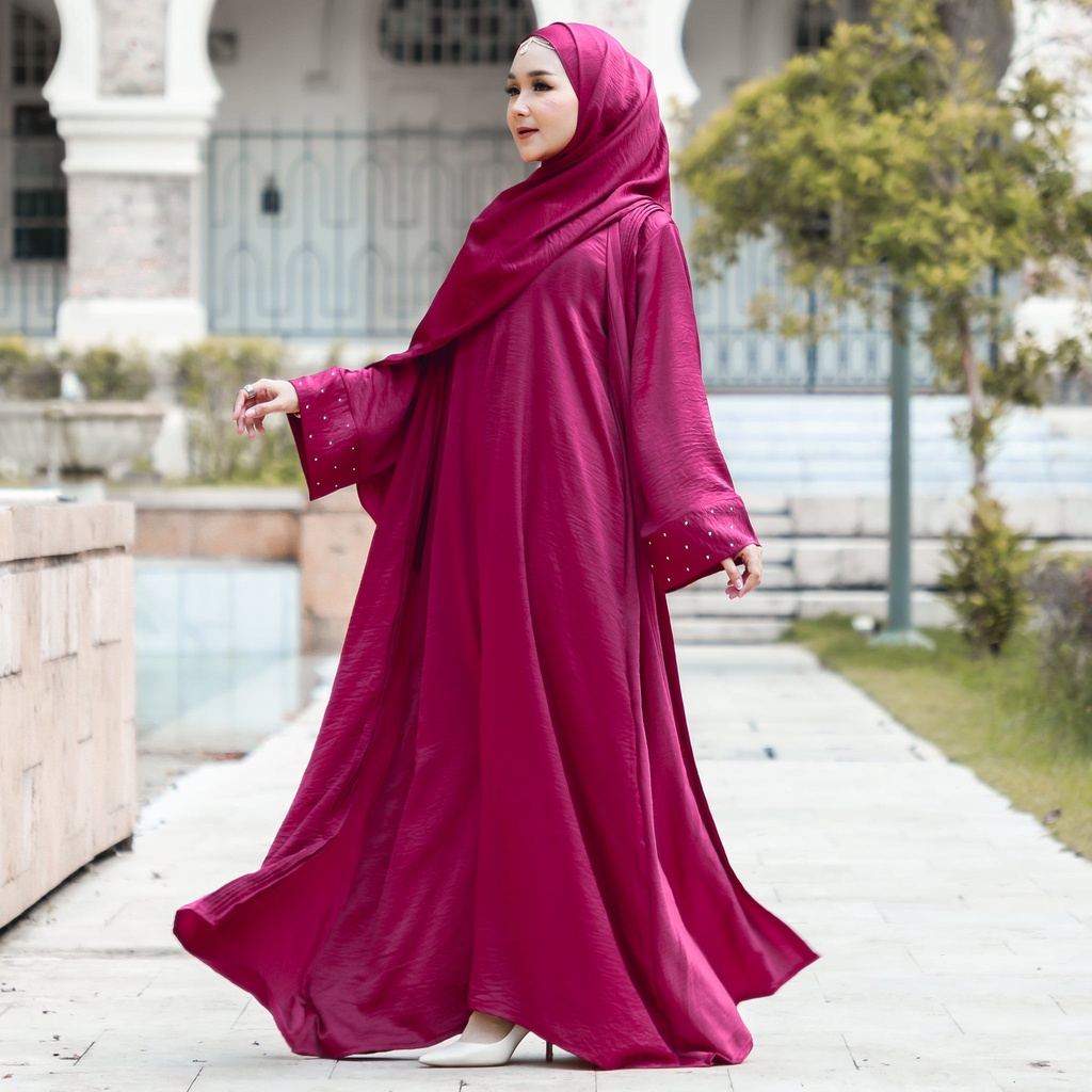 ABAYA SUMAYYAH - MM07 (HOT PINK) | Shopee Malaysia