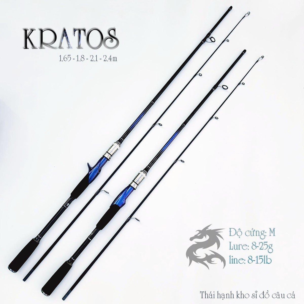 Kratos Lure Fishing Rod M Hardness Anti Twisting Carbon Material