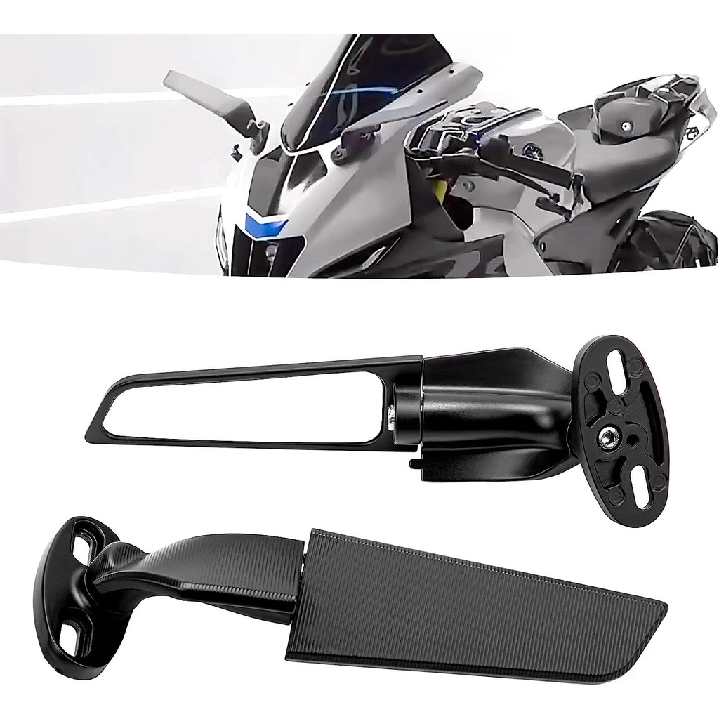 Side Mirror Winglet Y15 Y16 Ex5 LC135 RS150 NVX R15 R25 Rsx Wave