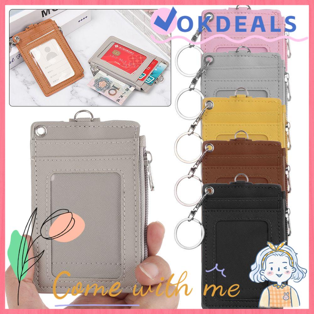 OKDEALS Portable Coin Purse Office Work Wallet ID Card Holder New Bus ...