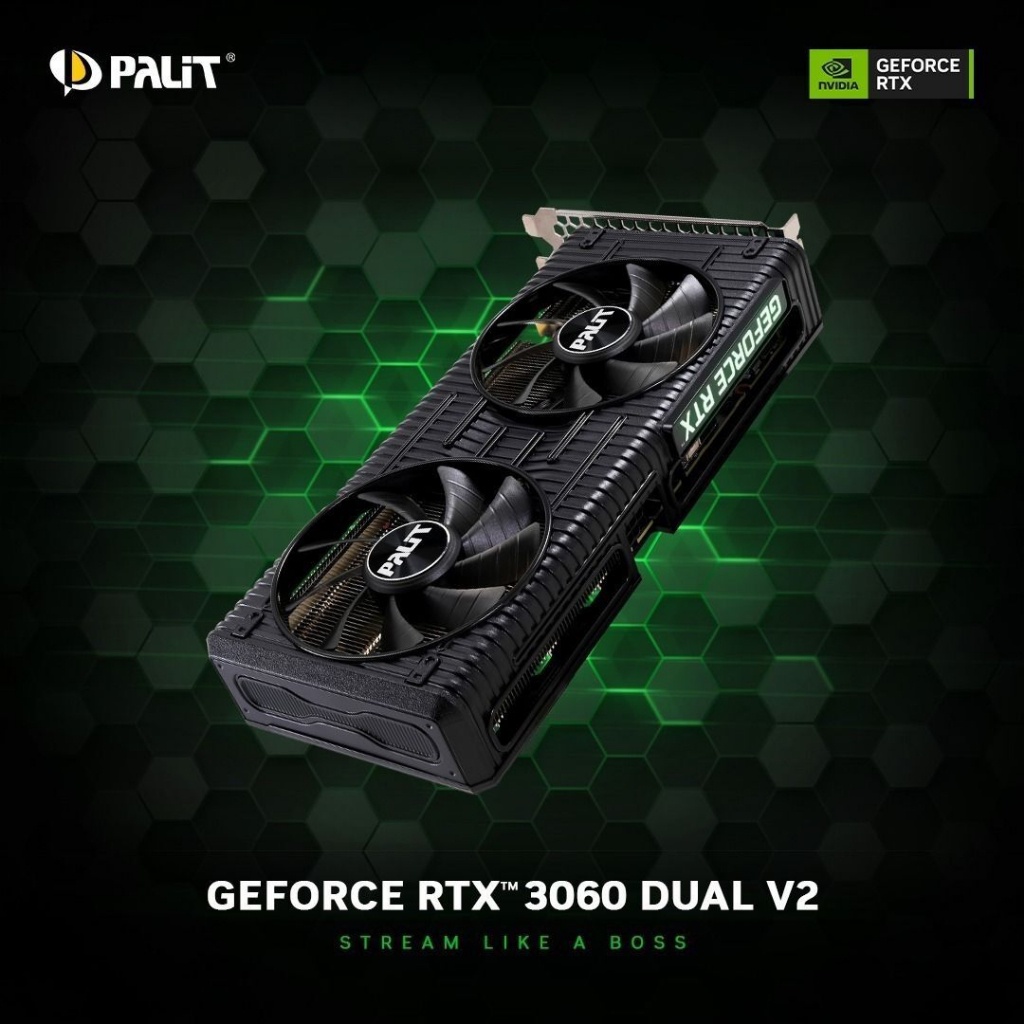 PALIT GeForce RTX 3060 Dual 12GB GDDR6 # READY STOCK | Shopee Malaysia