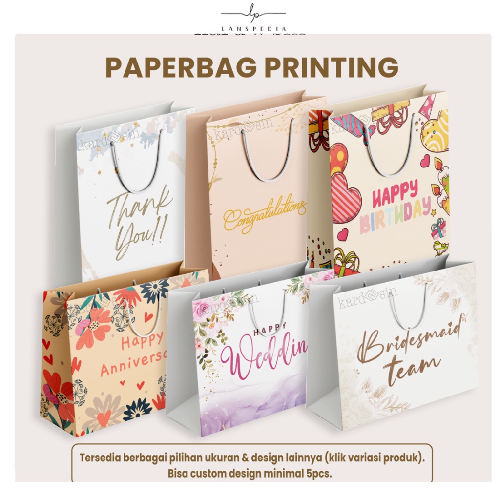 Printing Paper Bag Paper Bag Paperbag Paper Bag Shopee Malaysia