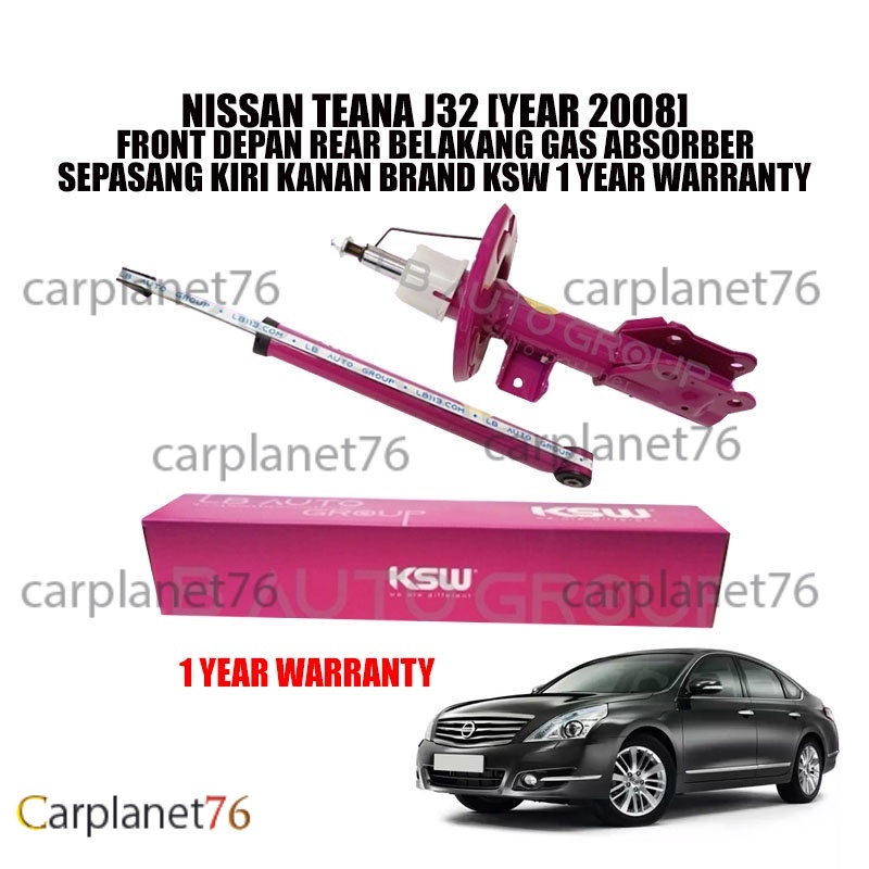 NISSAN TEANA J32 [YEAR 2008] FRONT DEPAN REAR BELAKANG GAS ABSORBER ...
