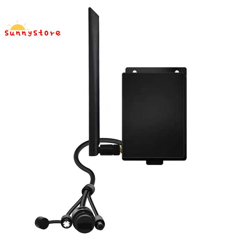 Outdoor 4G LTE WiFi Router Black with Sim Card Slot Waterproof Wireless ...
