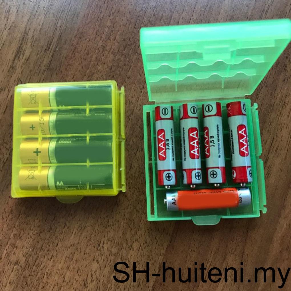 4xAA 5xAAA Battery Storage Case Holder Plastic Box Rechargeable