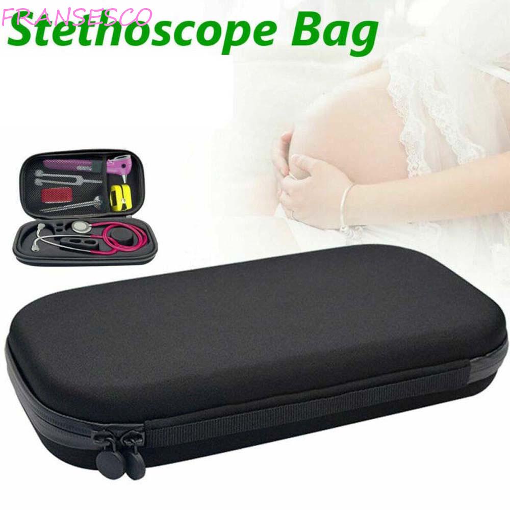 FRANCESCO Stethoscope Case EVA Carry Travel Case Bag Hard Shell Mesh