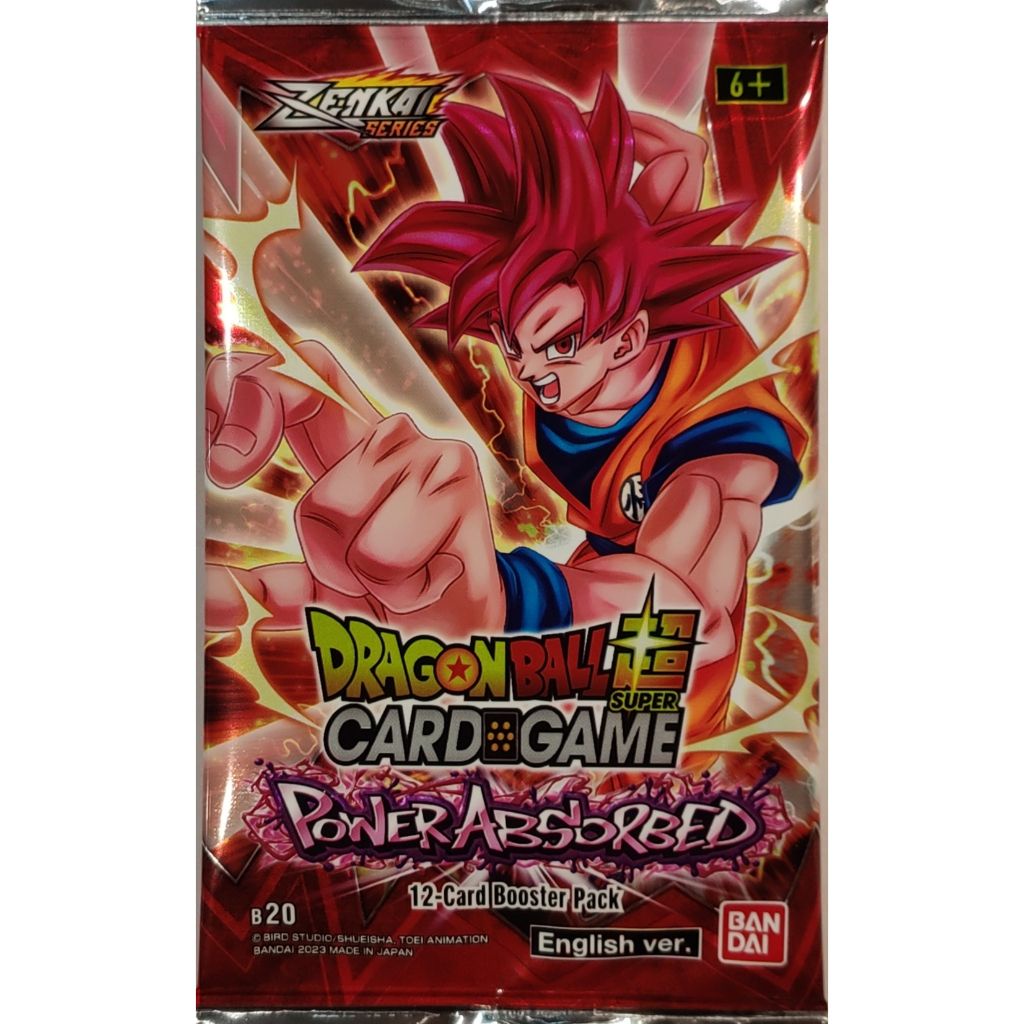 Dragon Ball Super Card Game Zenkai Series B20 Power Absorbed Booster ...