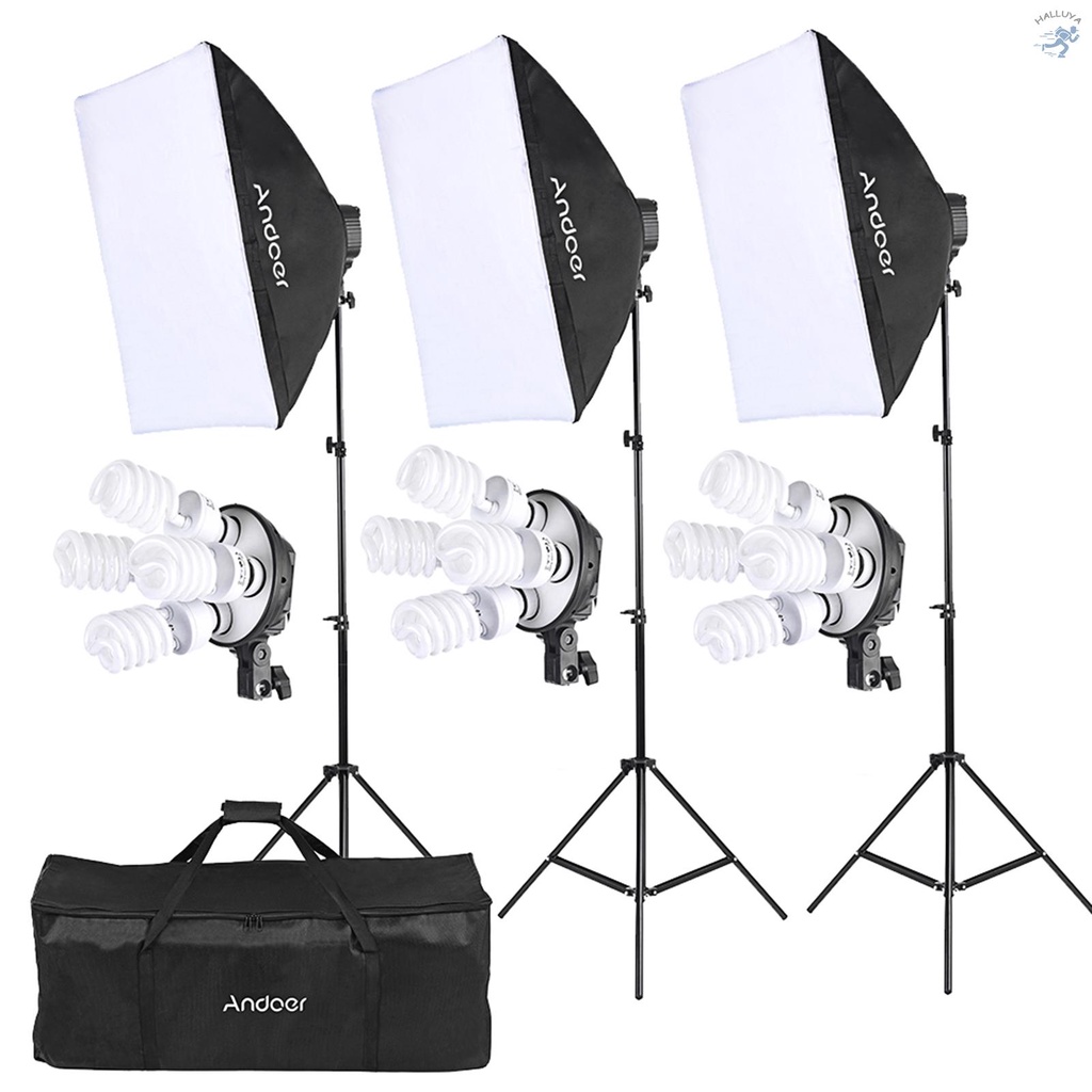 Andoer Photography Studio Portrait Product Light Lighting Tent Kit