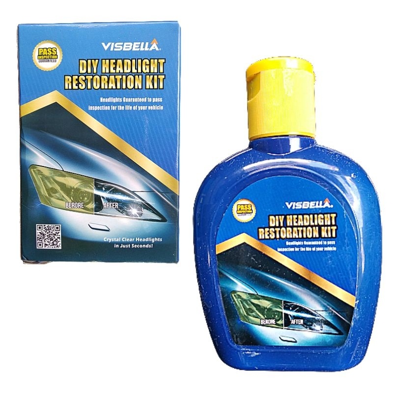 VISBELLA DIY Headlight Restoration Kit 125ml Shopee Malaysia