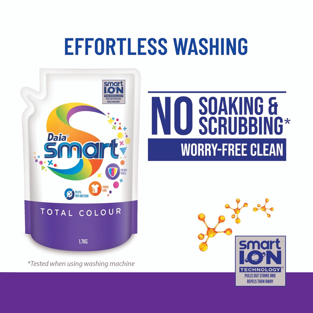 DAIA Smart Concentrated Liquid Detergent Refill 1.5kg | Shopee Malaysia