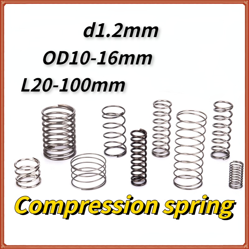 【xny】wire Diameter 1 2mm Compression Spring Sus304 Stainless Steel