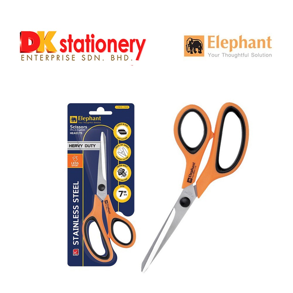Elephant Heavy Duty Scissors 7¾” (HEA0175) – Stainless Steel Scissors ...