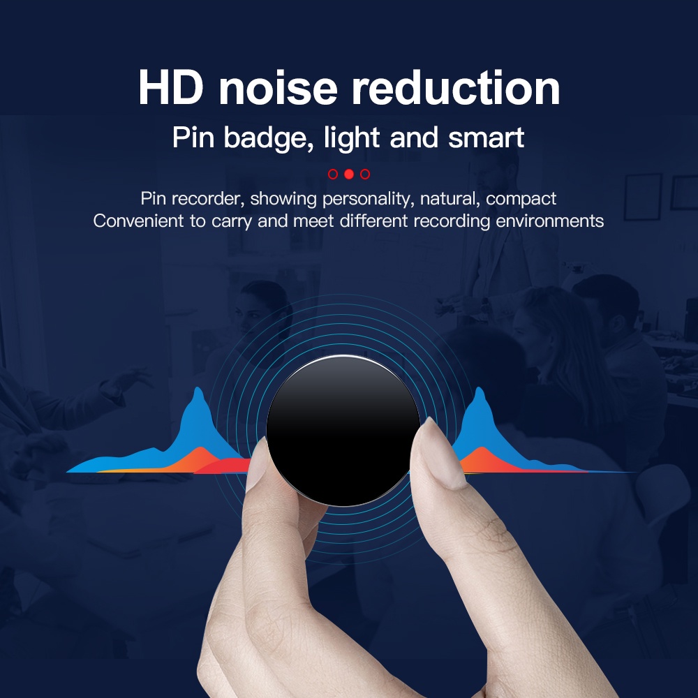 Mini Voice Recorder Espia Professional Noise Reduction HIFI MP3 Player ...