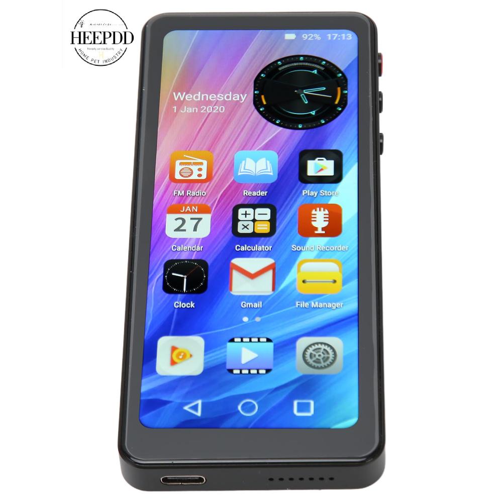HEEPDD MP4 Player HD Noise Reduction 4.5in Touch Screen Octa Core CPU ...