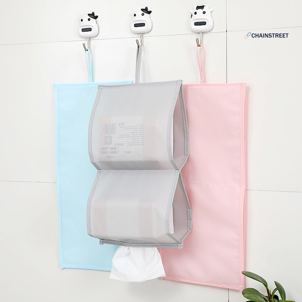 [CINI] Waterproof Toilet Paper Storage Bag Collapsible PEVA Anti