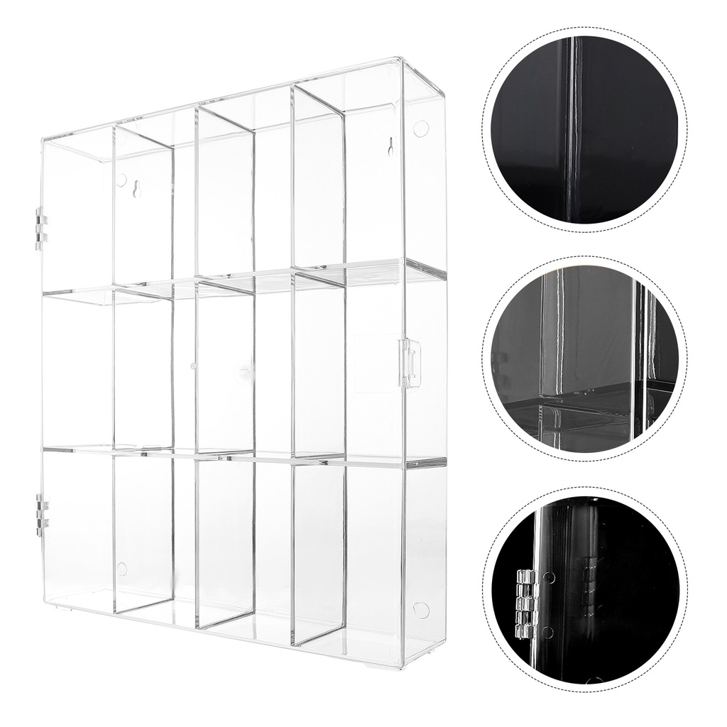 Clear Display Case Acrylic Risers Stand Action Figures Collectibles