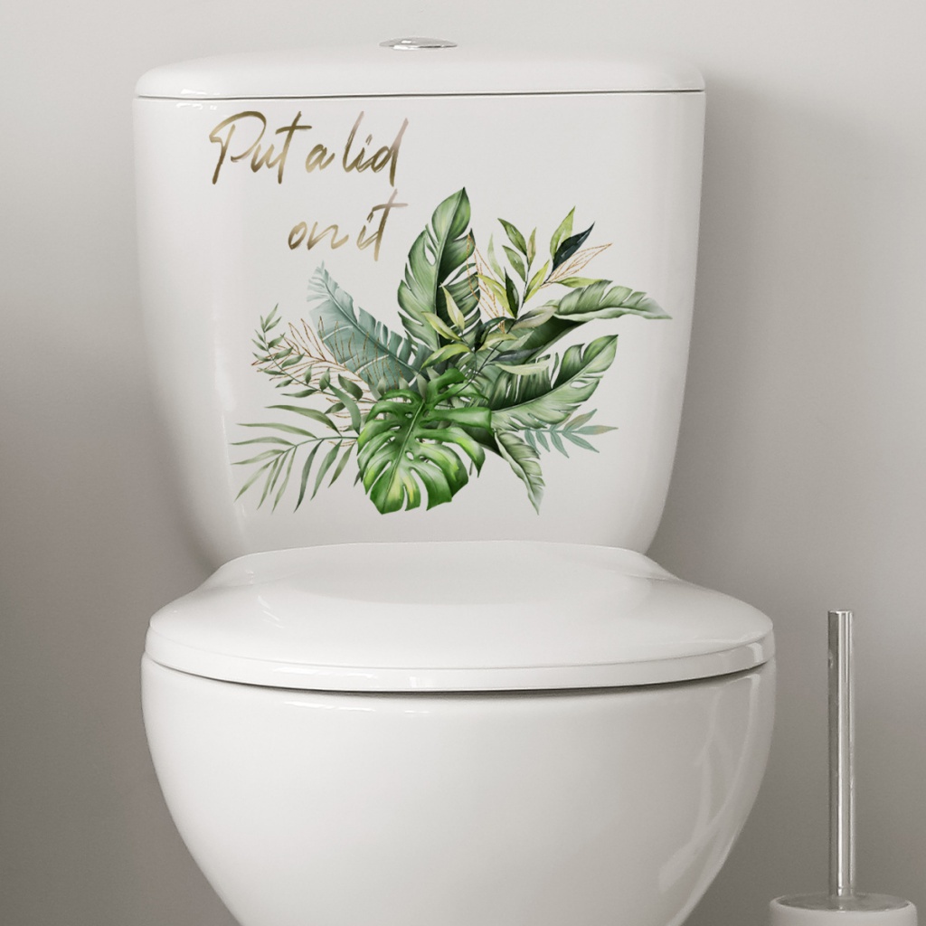 Wall Decals Kitchen Wall Stickers Decals for Toilet Plant Wall Decor